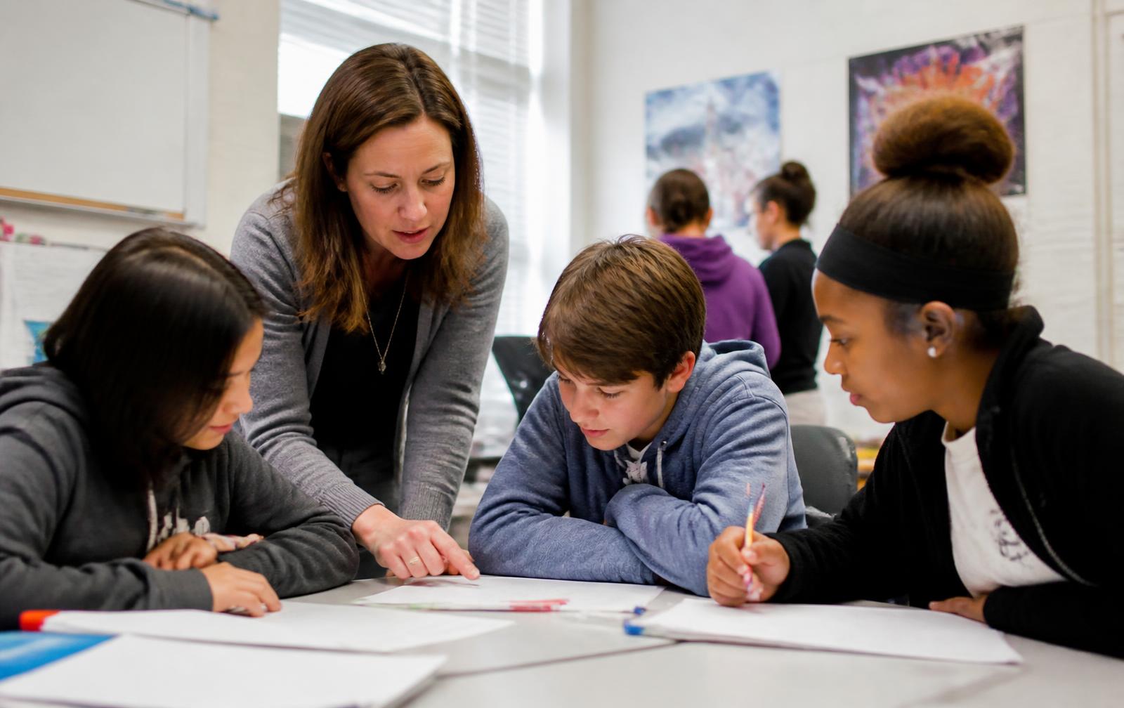 Educator using technology to make AI learning more engaging